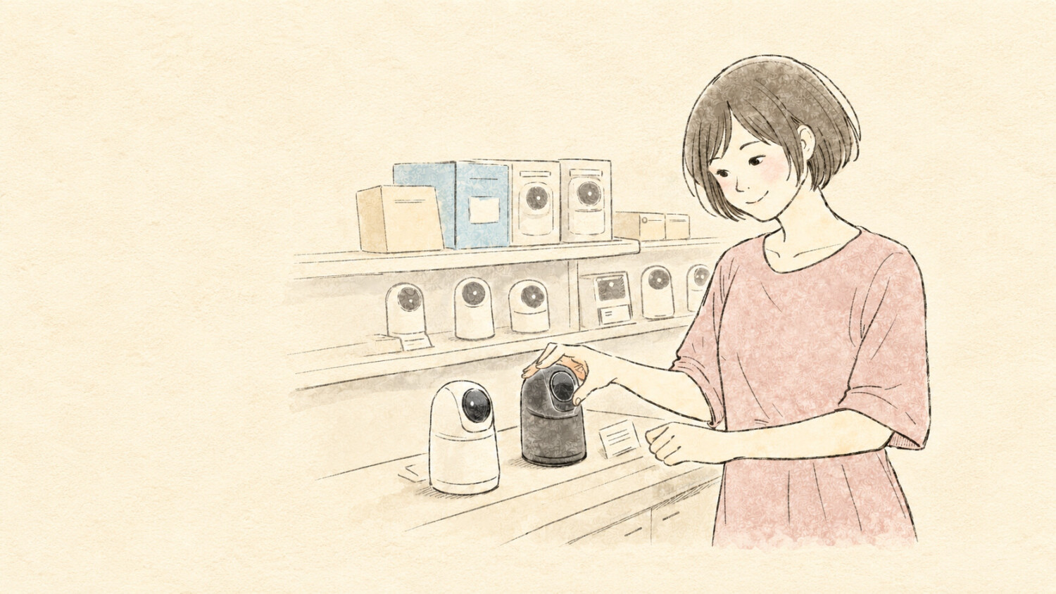 見守りカメラを選ぶことり