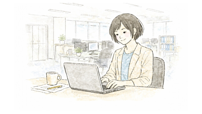 オフィスで仕事に集中することり