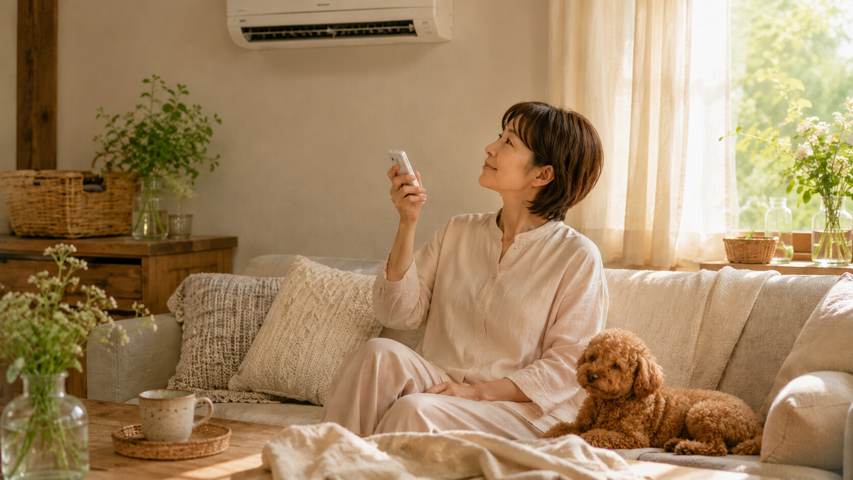 犬の留守番 エアコンは何度が正解?