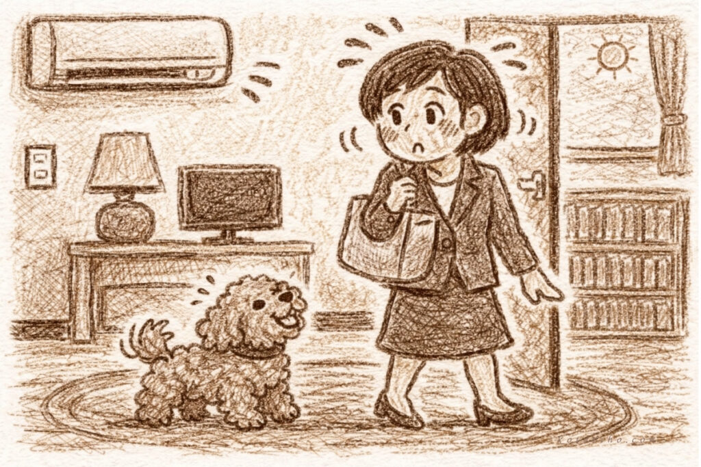 【ハルの日記帳】ママは出かける前に何回も部屋を見る人