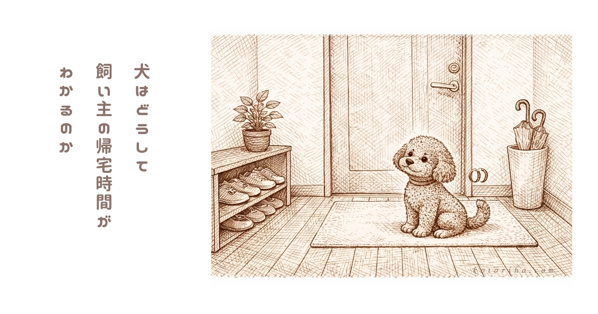 犬はなぜ飼い主の帰宅時間がわかるのか