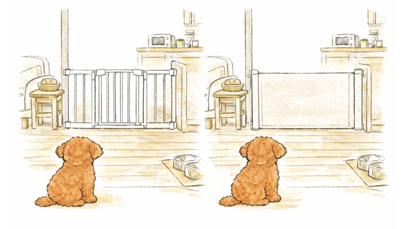 置き型ペットゲートvs ロール式ペットゲート