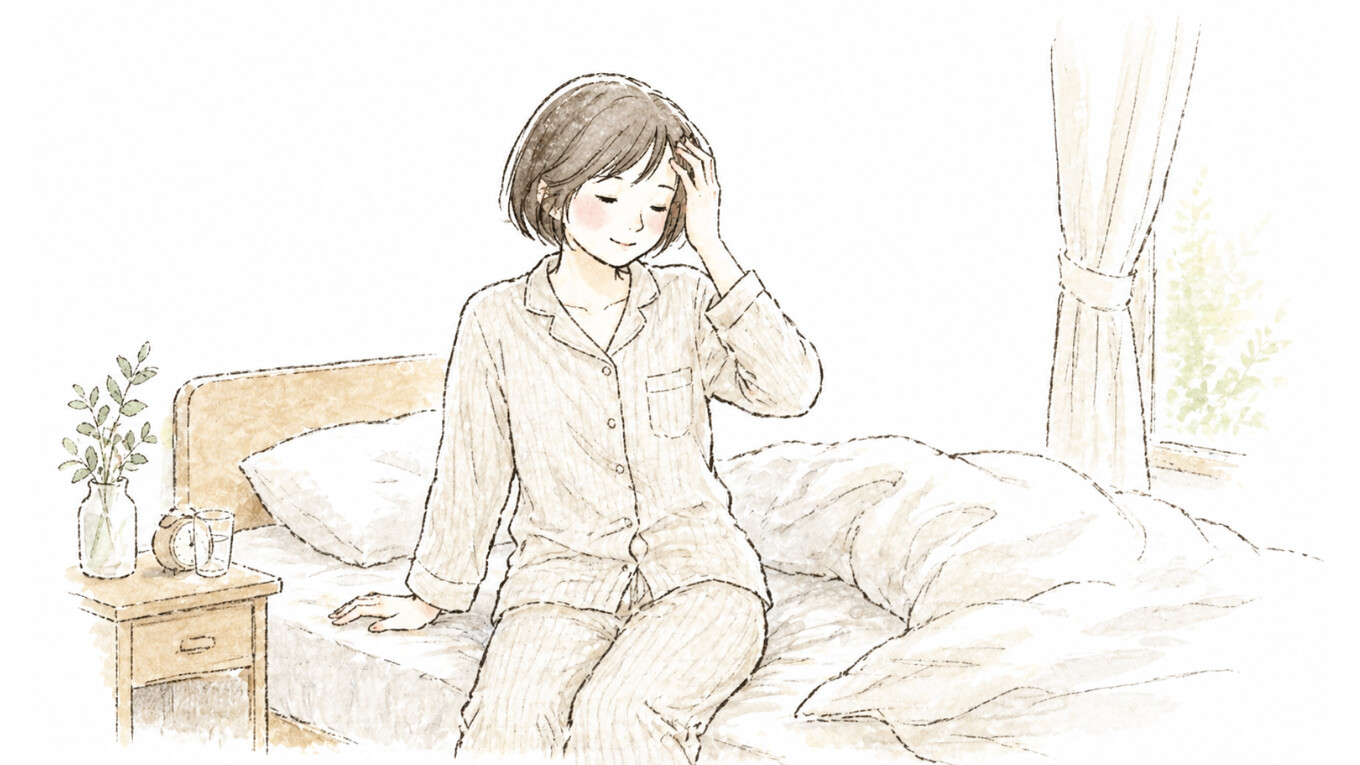 朝起きたばかりのことり