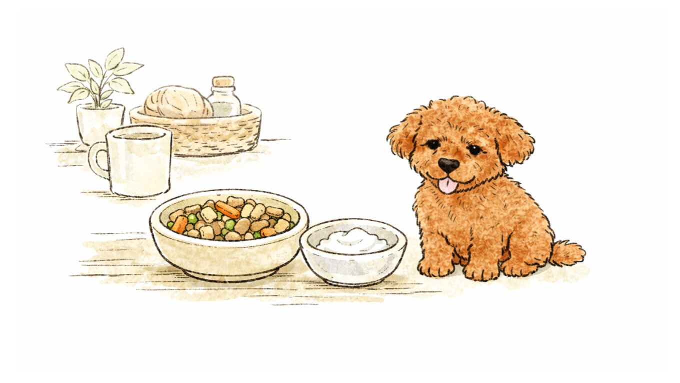 ベースデリのフルーツを入れたヨーグルト