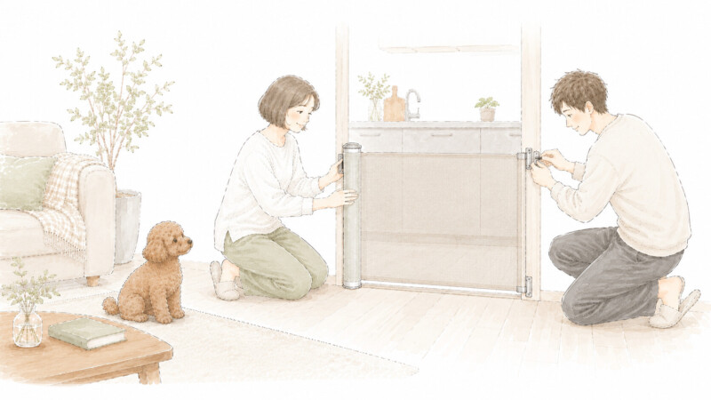 ペットゲートを置く前に決めておいて良かったこと