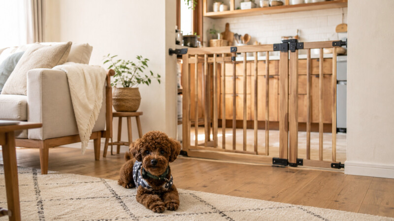 犬が入ってほしくない場所に行けないだけで家の中の安心感はかなり変わる