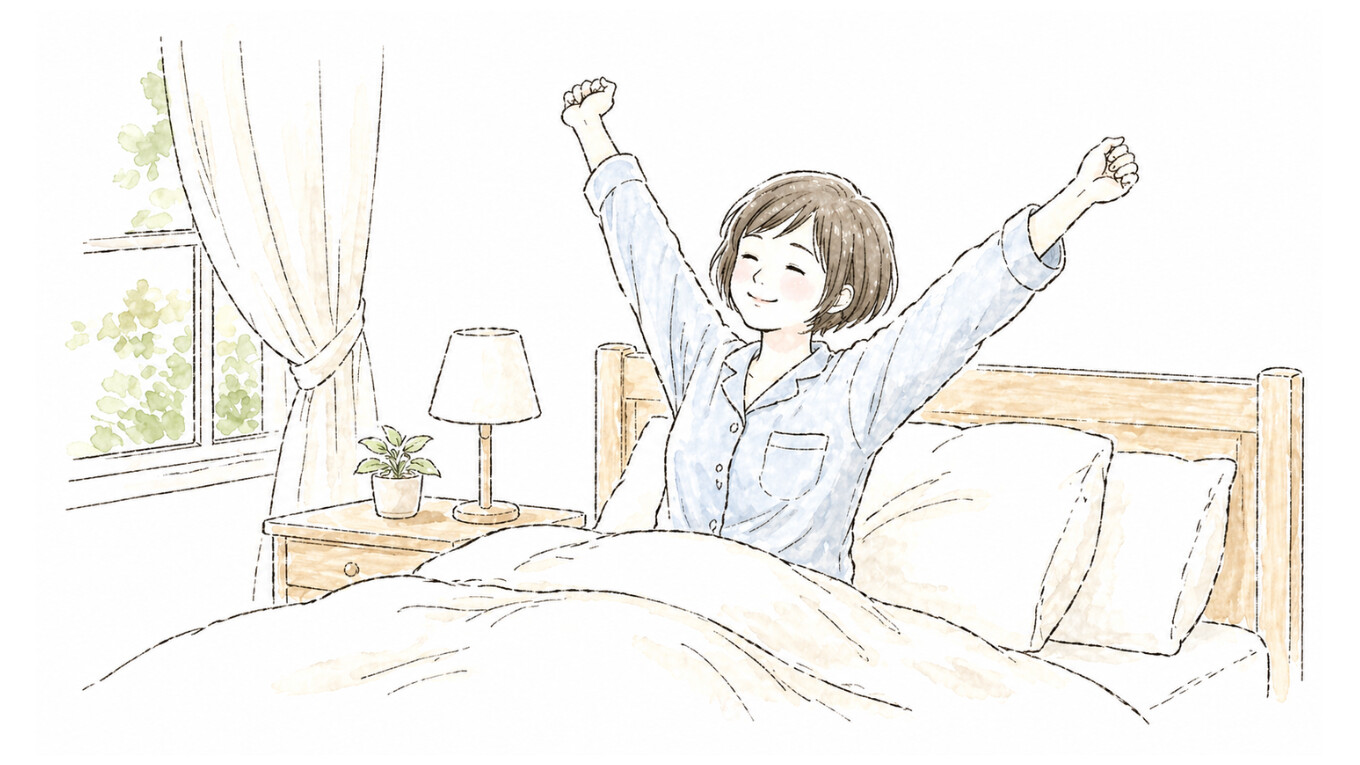 気持ち良い目覚めの朝