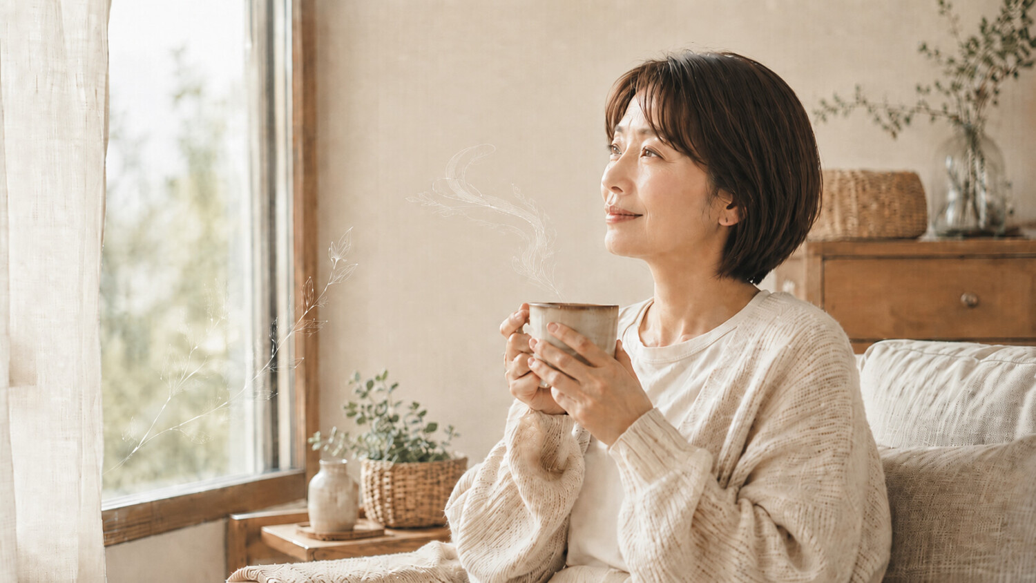 更年期の頃、理由もなく気持ちが沈むことがありました